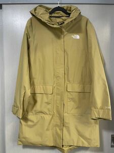 THE NORTH FACE・ザ ノースフェイス・City Breeze Rain ||・パーカーコート・スプリングコート・レディース・XL・イエローベージュ・新品