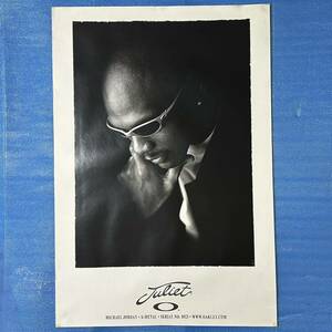 レア非売品 マイケルジョーダン OAKLEY 大型ポスター（68×99cm） MICHAEL JODAN オークリー JULIET 1999