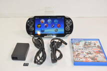 ★ソフト メモリーカード 付き 動作良好★vita 本体 pch-1100 ブラック★black★PlayStation vita ヴィータ ビータ★_画像1