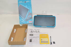 ★極上美品 動作良好★new 2dsll 本体 ブラック ターコイズ★black turquoise★任天堂 ニンテンドー nintendo★