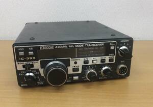 [ used operation not yet verification * Junk ]*ICOM 430MHz ALL-MODE TRANSCIEVER IC-390 all mode transceiver body only 