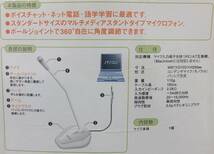 【未開封・未作品/現状品】★ELECOM エレコム MS-STM54 スタンダードサイズ マイクロフォン PC/AT互換機用　skype certified _画像5