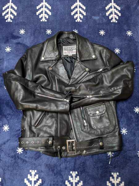 ターミネーター2 レザージャケット MAX CADY'S ライダース 革ジャン TERMINATOR 2 GENUINE LEATHER JACKET マックスケイディ