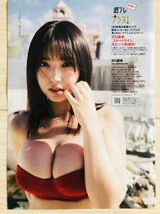 沢口愛華 18歳【ラミネート加工】切り抜き グラビアアイドル B5 13ページ SI01