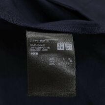 【新品 22SS】 UNIQLO ユニクロ 春夏 麻 リネン ブレンド 1B テーラード ジャケット Sz.M　レディース ネイビー 未使用　K4T00507_4#M_画像9