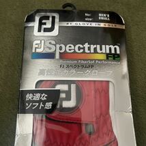 【未使用品】FJ スペクトラムFP FGFP 左手用ゴルフグローブ フットジョイ　レッド_画像7