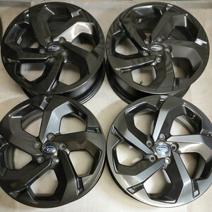 美品！　Subaru 新type SK Forester Genuine アルミWheels 4本set 18 Inch 7J 114.3