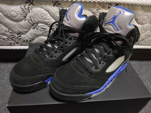 NIKE AIR JORDAN 5 RETRO RACER BLUE エアジョーダン 5 レトロ レーサーブルー CT4838-004 US9 27cm 黒タグ 国内正規品 新品箱付 未使用 青