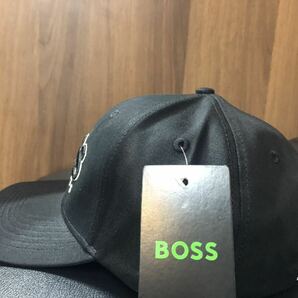 ボス ヒューゴ ボスBOSS HUGO BOSS キャップ 帽子 男女用 フリーサイズ ブラック BLACK 黒 の画像3