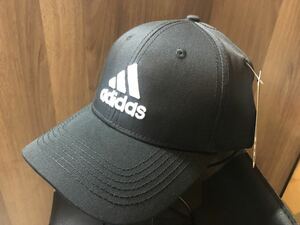 adidas アディダス キャップ 帽子 黒 BLACK 系　男女用　フリーサイズ　