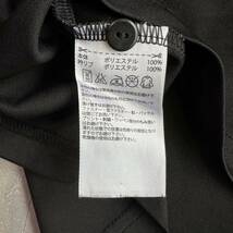 adidas アディダス ゴルフウェア 半袖ポロシャツ　スリーストライプ　ブラック　メンズL_画像8