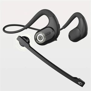 Bluetoothヘッドセット マイク脱着式 一体両用 ヘッドセット マイク付き 空気伝導 Bluetooth5.3 イヤホン