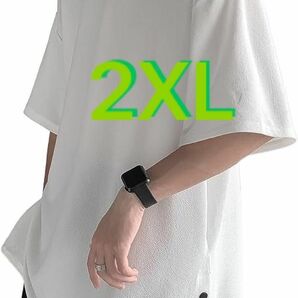 【2XL】tシャツ メンズ 半袖 大きいサイズ 無地 五分袖 ビッグt ゆったり 服 夏服 メンズ