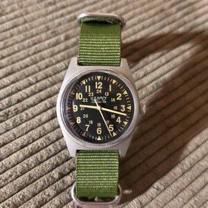 ベトナム戦争 手巻き式 機械式 腕時計 ヴィンテージ ビンテージ アンティーク US Navy Vietnam War Wrist Watch 