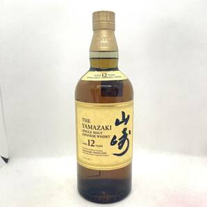 【未開栓】SUNTORY サントリー YAMAZAKI 山崎 12年 箱付 シングルモルト 700ml アルコール分43％ AGEO 12 YEARSの画像2