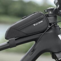 自転車バッグ トップチューブバッグ 防水仕様【送料無料】_画像1