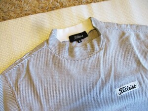 Titleist タイトリスト　半袖ジップシャツ　サイズＭ