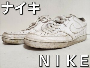 ★◆ナイキ◆ＮＩＫＥ◆コートビジョン ＬＯＷ ＮＮ◆COURT VISION LOW NN◆DH2987-100◆オールホワイト◆２７.０cm◆ＤＫ◆中古品◆★