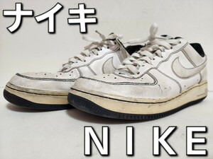 ★◆ナイキ◆ＮＩＫＥ◆エア フォース １ '０７◆AIR FORCE 1 '07◆ＣＶ１７２４-１０４◆ホワイト×ブラック◆２５.５cm◆DK◆中古品◆★