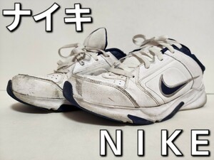 ★◆ナイキ◆ＮＩＫＥ◆ディファイ オール デイ ４Ｅ◆DEFY ALL DAY 4E◆DM7564-101◆ホワイト×ネイビー◆２７.０cm◆ＤＫ◆中古品◆★