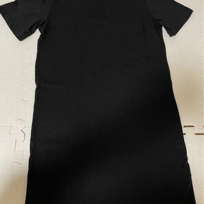 H&M Tシャツ ワンピース 半袖ワンピース ブラック　XS