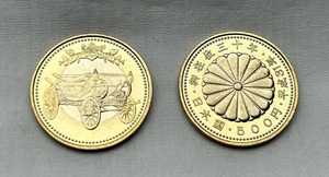  памятная монета небо .. внизу .. ранг 30 год память 500 иен монета bai цвет k Lad . эпоха Heisei 31 год выпуск 1 листов цена 