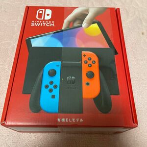 値下げ！早い者勝ち！新品未開封　Nintendo Switch 有機EL 本体　ネオンブルー ネオンレッド5月に購入！