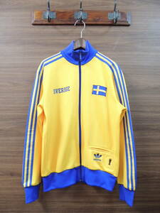 ★ 美品 Lサイズ OOS OLD 万国旗タグ アディダス ADIDAS 2006年製 スウェーデン代表 トラックトップ ジップアップ ジャージ ジャケット