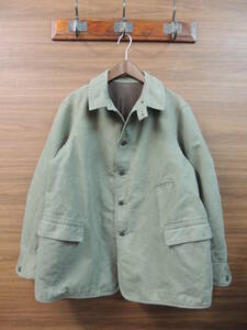 ★ 定価35640円 ワーカーズ Workers K&TH Relax Teds Jacket DoubleCloth Olive ダブルクロス カバーオール ジャケット 40サイズ オリーブ