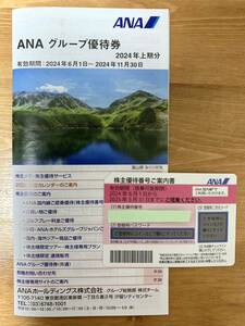 ANA 株主優待券 1枚 2024/6/1〜2025/5/31 +ANAグループ優待冊子 送料無料