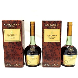 【2本セット】古酒 ブランデー コニャック COURVOISIER クルボアジェ NAPOLEON ナポレオン 700m 40% 2本セット FS 箱あり