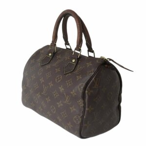 【中古】 LOUIS VUITTON ルイヴィトン スピーディ25 ハンドバッグ モノグラム ブラウン M41528 VI0962 NT Cランク