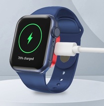 Apple Watch 充電器 2way(Lightning、USB-C) Series 1/2/3/4/5/6/7/8/SE アップルウォッチ シリーズ 携帯 ライトニング type-C 2in1 f1tc_画像2