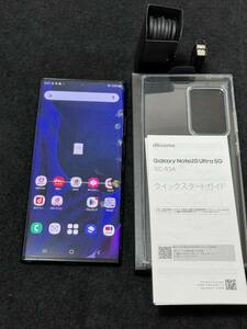 docomo Galaxy Note20 Ultra 5G SC-53A Mystic Black sim free judgment 0 Junk 