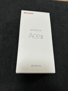 docomo Xperia Ace Ⅲ SO-53C Black sim free new goods unused goods judgment 0