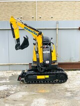 コマツ Komatsu PC02-1A ■370時間 ■0.3トン■ゴムキャタ新品■パターン切替■シート新品■ 即決の場合300km発送無料■下取買取可能千葉県_画像8