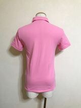 【良品】 Polo Ralph Lauren ポロ ラルフローレン スリムフィット 鹿の子 ポロシャツ トップス サイズS 半袖 ピンク170/92A_画像2