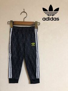 adidas originals アディダス オリジナルス キッズ ジャージ パンツ ボトムス サイズ90cm 黒 総柄 