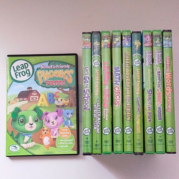 9本未開封★動作未確認★Leap frog DVD リープフロッグ 英語 教育 知育