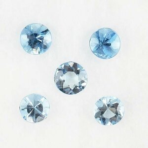 [SJ] new goods aquamarine 2.9~3.1mm 0.43ct jewelry loose ACD947