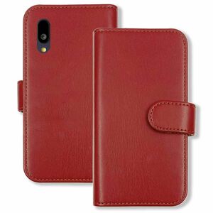 BASIO active SHG09 active2 SHG12 シンプルスマホ6 スマホケース（ボルドー）カバー 手帳 カード収納 ニュアンスカラー くすみカラー