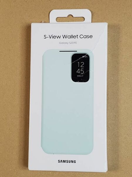 【開封品】◆Galaxy S23FE Smart View Wallet Case/Mint カバー ミント Samsung スマートビュー ウォレット ケース【並行輸入品】SCG24