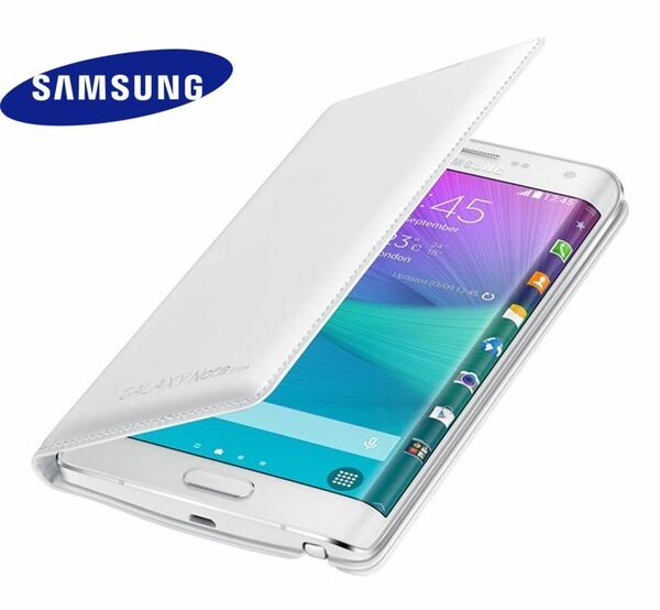 Galaxy Note Edge◆SC-01G SCL24 Flip Wallet カバー【純正】 白 Samsung オフィシャル