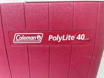 ☆ 中古！【Coleman】 コールマン ポリライト40 赤 1993年製 ☆彡_画像2