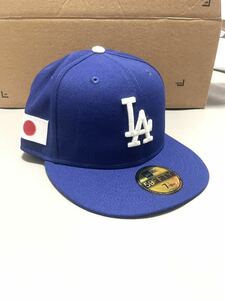 海外限定　ニューエラ 59fifty ドジャース　キャップ　大谷翔平 7 1/2ロサンゼルス 帽子　LA New Era