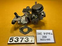 送料A [SX 53737]ヤマハ マグザム250 SG21J-005 スロットルボディ　キャブレター　インジェクター_画像1