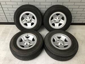 希少！ ジープ ラングラーTJ チェロキーXJ 純正 スチールホイール 4本 15X7J 5穴 PCD114.3 ＋31 ハブ径71 235/70R15 【CS00784】