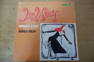 W3-226＜LP/US盤/美品＞ Lee Wiley Sings Rodgers & Hart And Harold Arlen