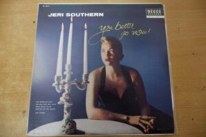 W3-264＜LP/US盤＞Jeri Southern / You Better Go Now