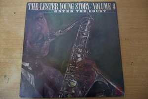 W3-317＜2枚組LP/UK盤/美盤＞レスター・ヤング Lester Young / The Lester Young Story Volume 3 Enter The Count